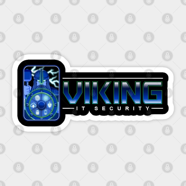 Viking Security Sticker by Dragonheart Studio